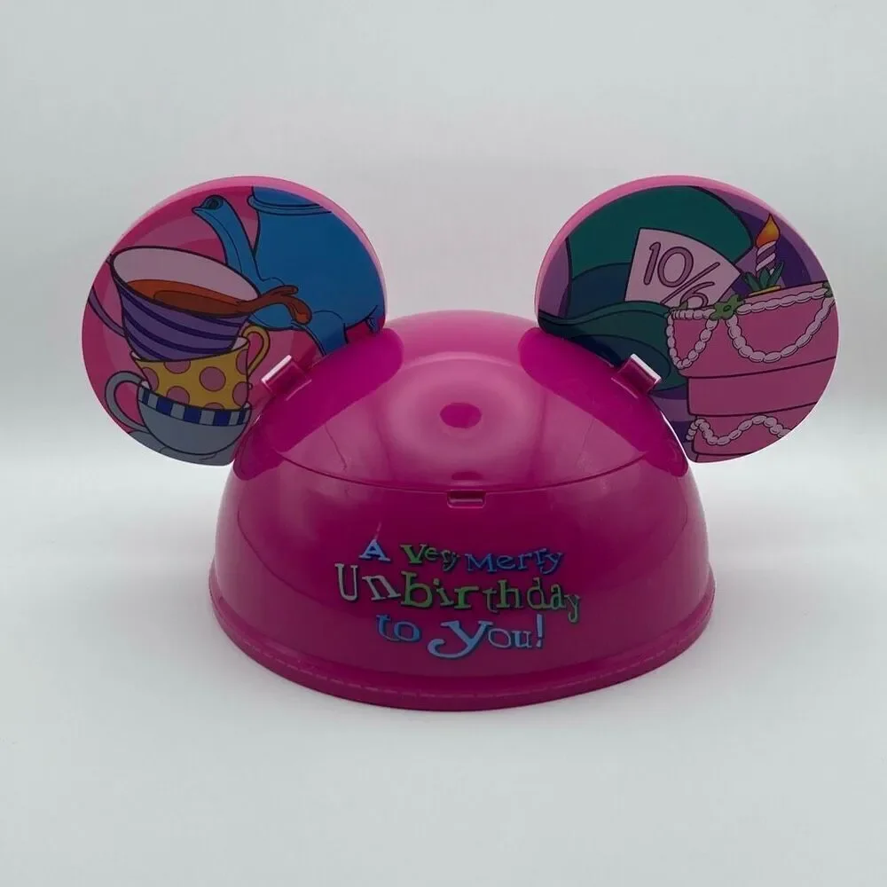 Merry Unbirthday Ear Hat Mickey Mouse Ice Cream Sundae Bowl Disneyland Earhat